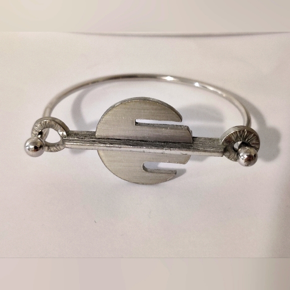 Vintage Guy Vidal Pewter Bracelet, Earrings & Necklace Set - Picture 9 of 13